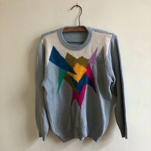 3 for $15 Bundle Piece - Vintage 1980s Geometric Sweater